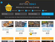 Tablet Screenshot of anytime-deals.com